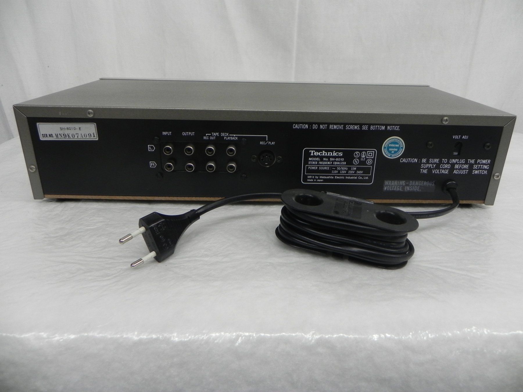 Technics Equalizzatori: Technics Equalizer SH-8010 Revidiert Total Liquidation – Usato da Basel venduto da Life-Style-Art 7
