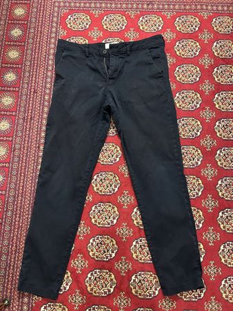 Chinos „Old Money“ dunkelblau Grösse 175 Slim Fit