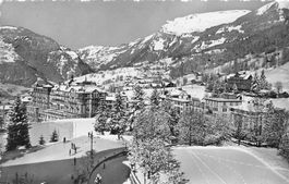 Grindelwald (BE) – Veduta invernale del villaggio
