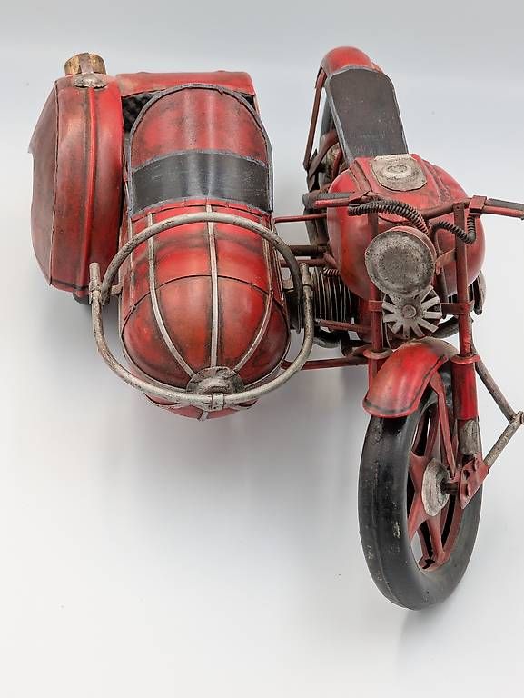 Modellbausätze & Standmodelle: Metal Vintage Motorcycle avec Sidecar – Gebraucht aus Torny le Grand von cla_w6np 1