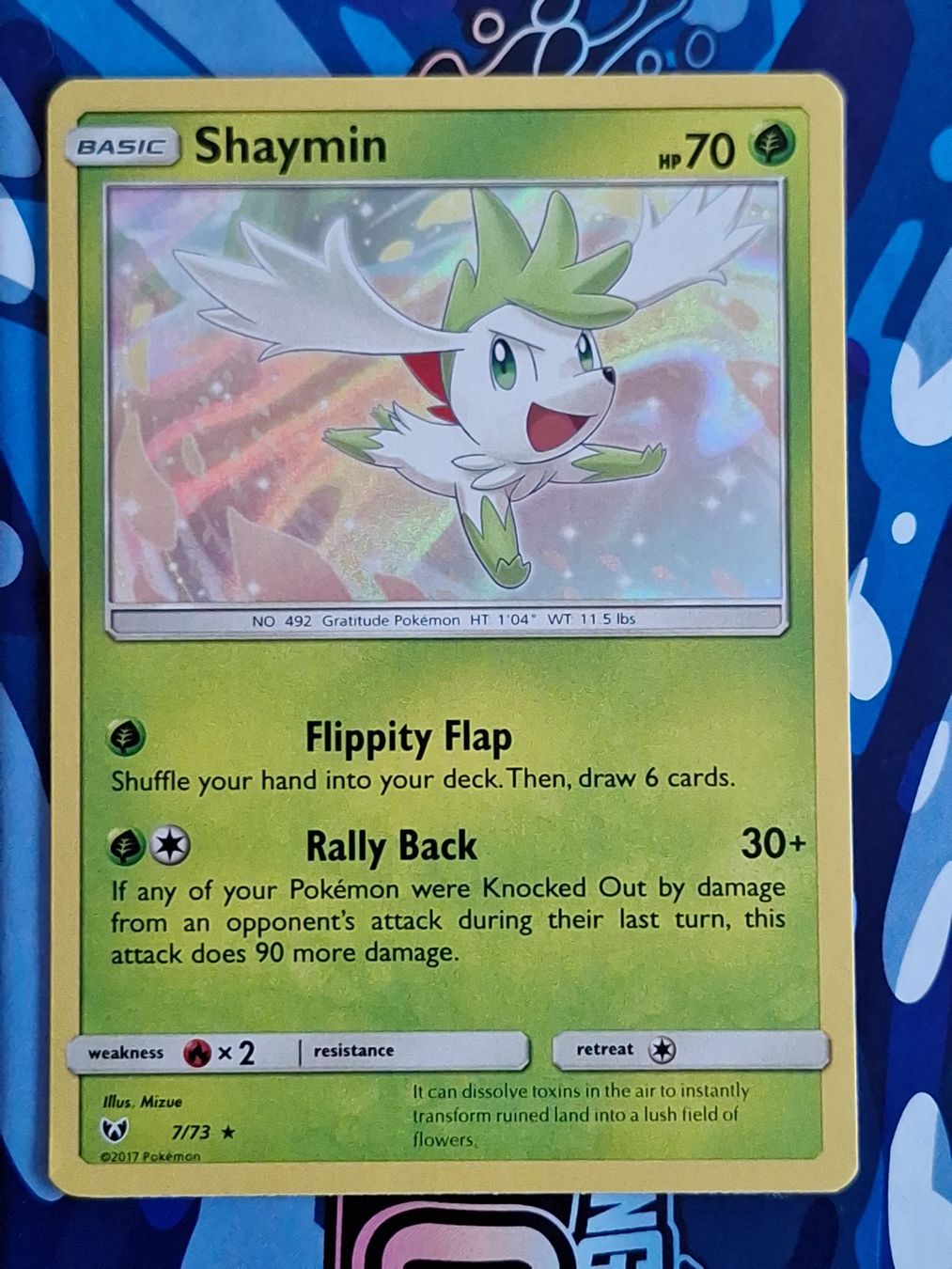 Pokémon Carte collezionabili: Shaymin - Shining Legends Holo#Ord17 – Usato da Altstätten SG venduto da GGsGameshop