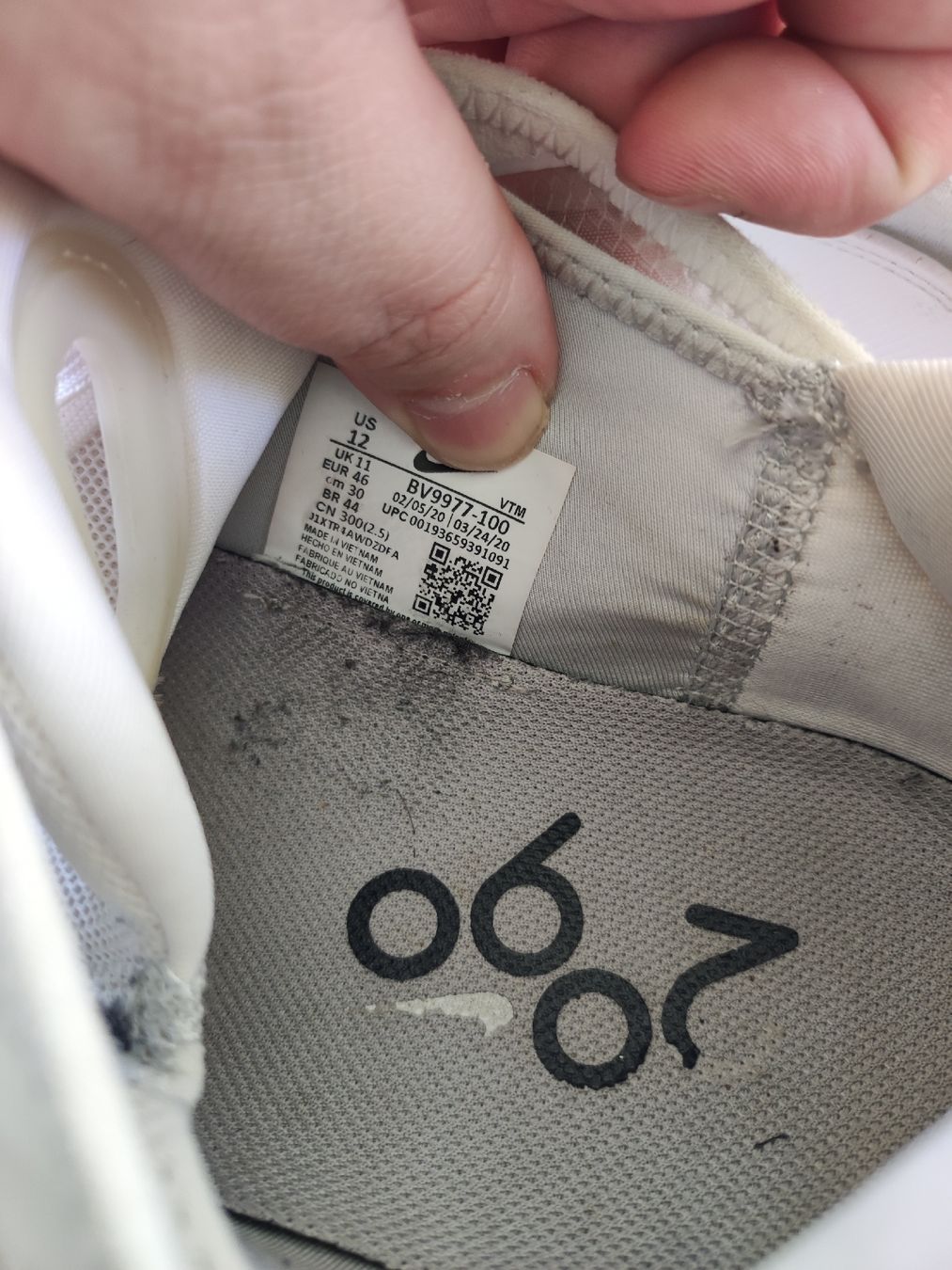 Nike Scarpe da uomo: Nike Airmax weiss, Grösse 46 – Usato da Ballwil venduto da eldave 2