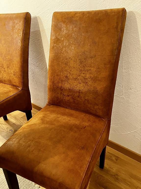 Sedie: 6 Wildleder Stühle braun – Usato da Dübendorf venduto da camelomer 4