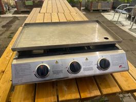 Plancha Gasgrill Ohmex 3 Brenner Edelstahl