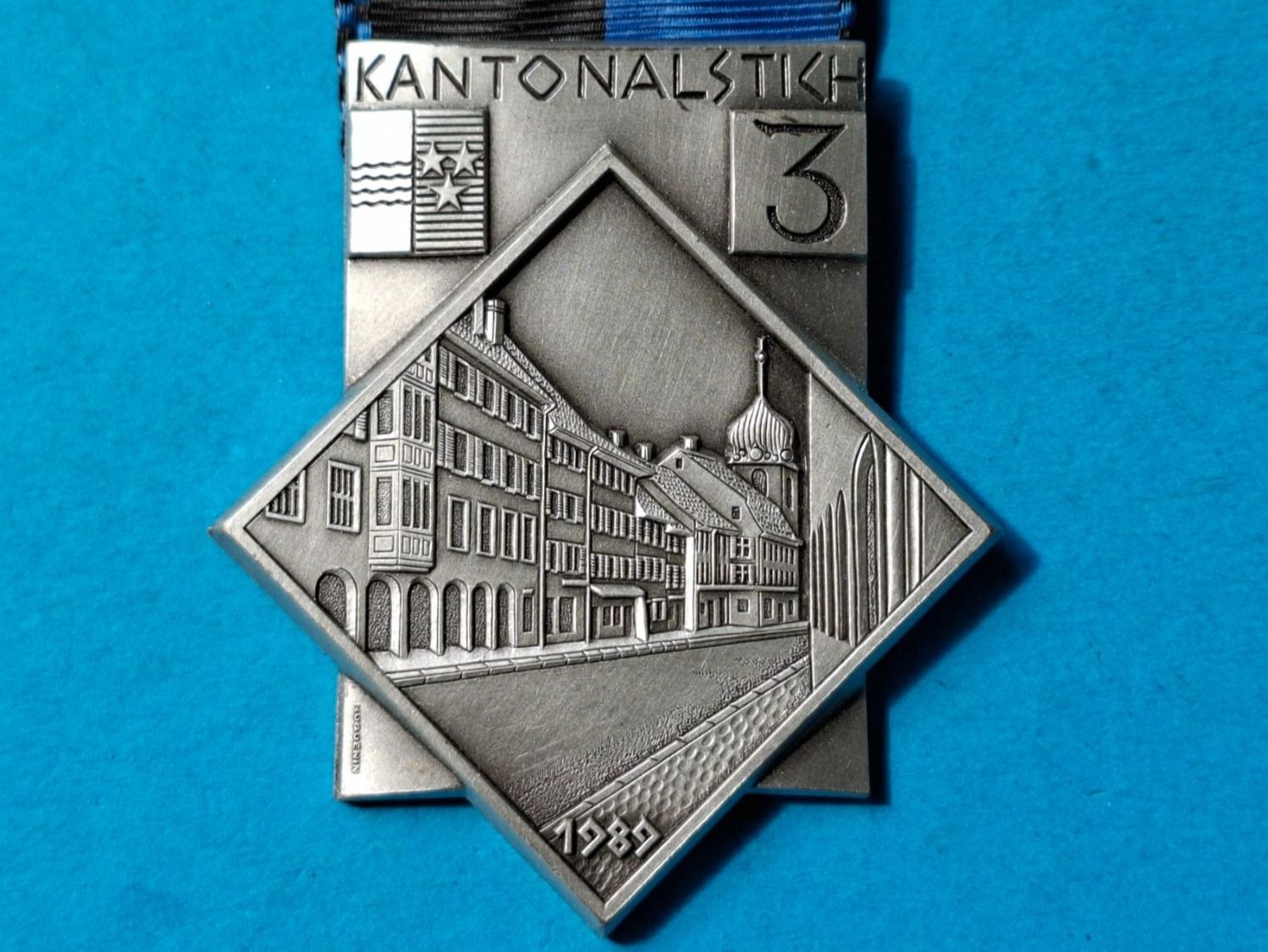 Medaillen: Aargau Kantonalstich 1989 (R747) – Gebraucht aus Schwanden GL von Suvorov
