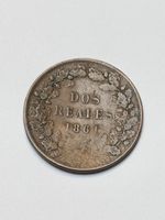 Pièce de monnaie 2 Reales 1861 Buenos Aires 7.40g