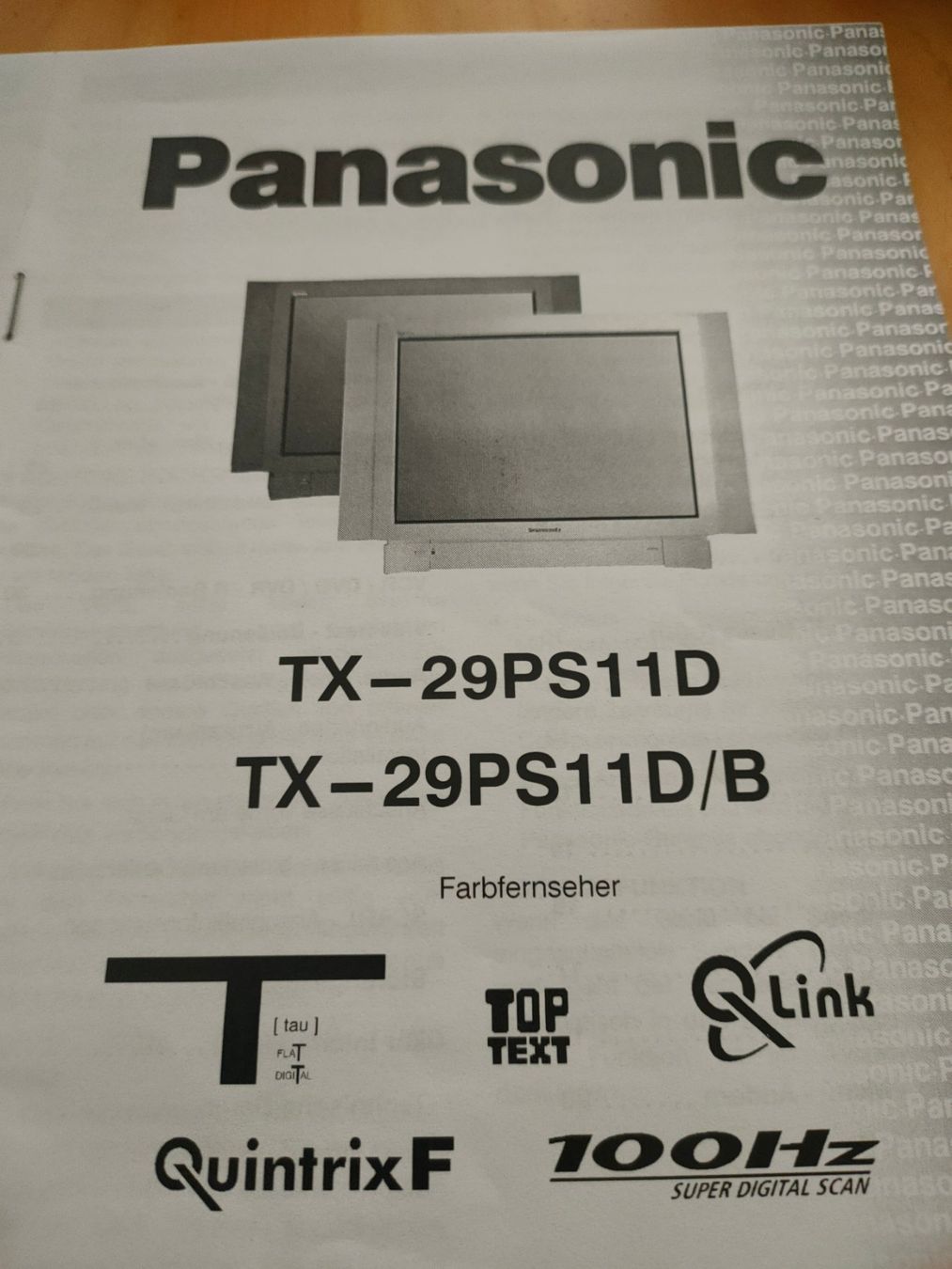 Panasonic Televisori: Oldschool-TV, Farbröhrenfernseher Panasonic – Usato da Brugg AG venduto da Brugg_52 1