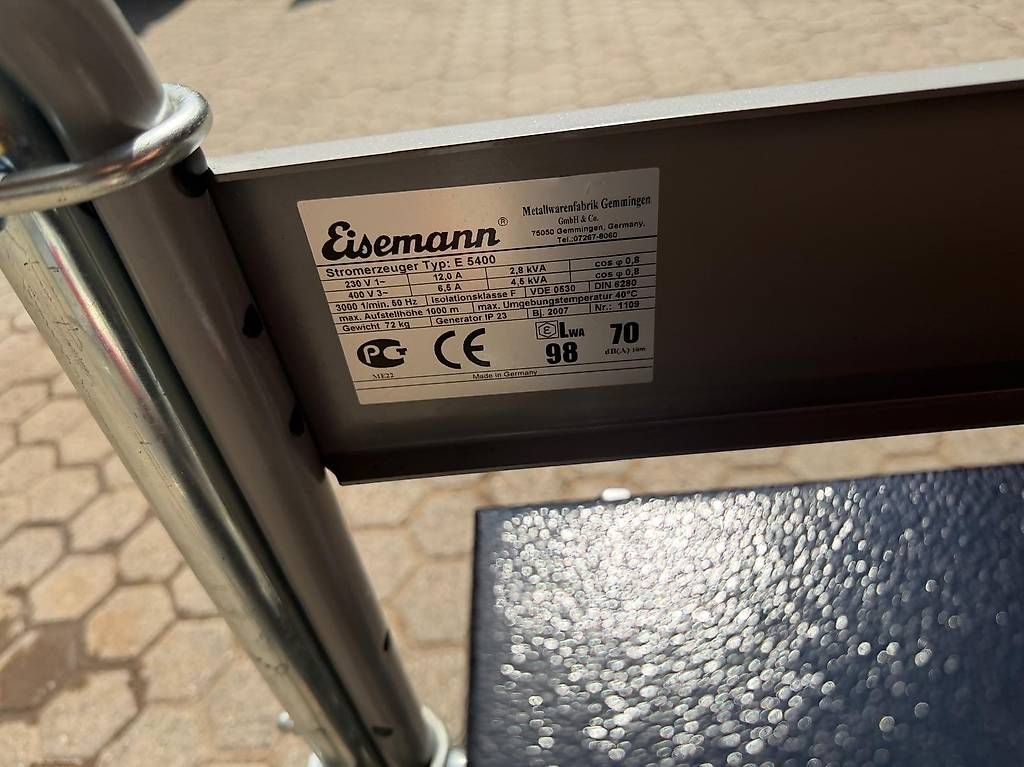 Stromgeneratoren: Generator Eisemann E 5400 – Gebraucht aus Gümmenen von HTTechnik 3