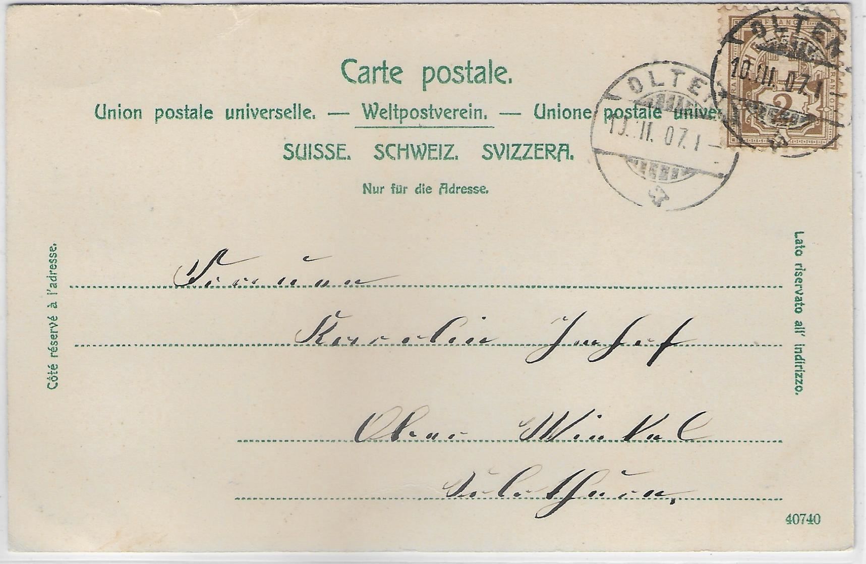 Cartes postales: Olten - Hauptstrasse, Hotel Löwen – D'occasion à Ettingen par Kartenplanet 1