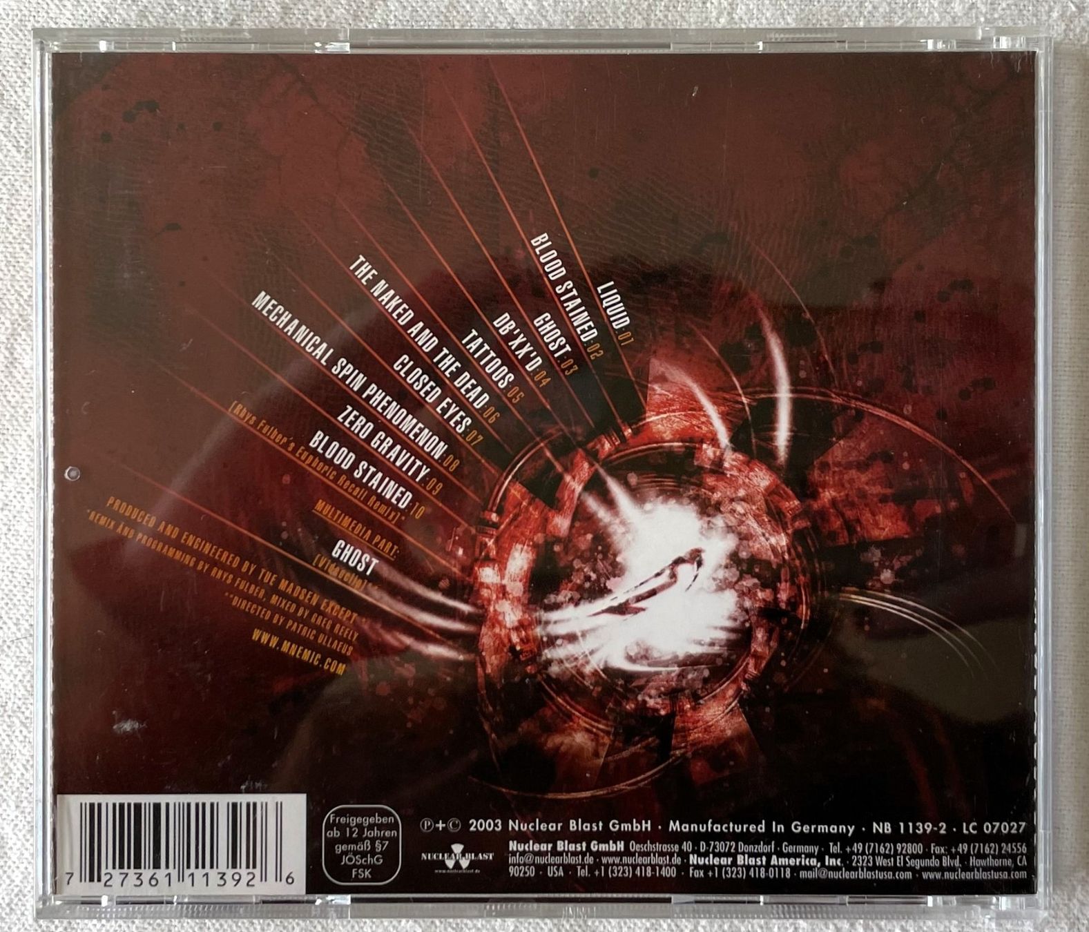 CDs: Mnemic – Mechanical Spin Phenomena - CD - 2003 – Gebraucht aus Uster von Zardodel 2