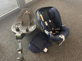 Cybex Cloud Z i-Size Babyschale mit Base Z (360°) & Adapter