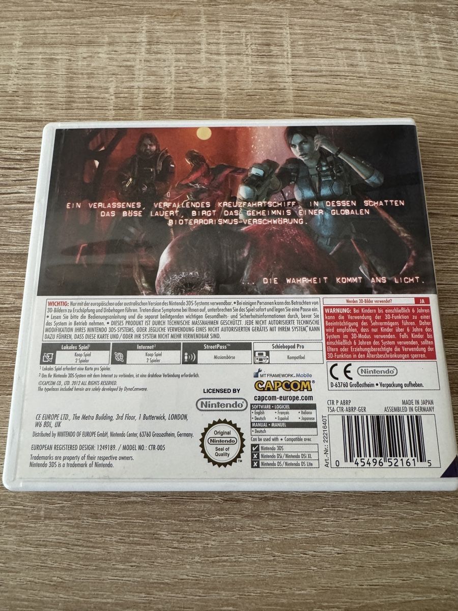 Giochi: Resident Evil Revelations Nintendo 3DS – Usato da Embrach venduto da Schlussstrich 1