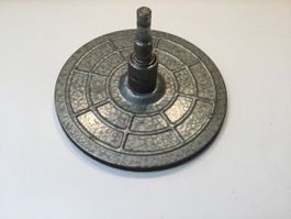 Schleifscheibenhalter 12,5 cm aus Metall