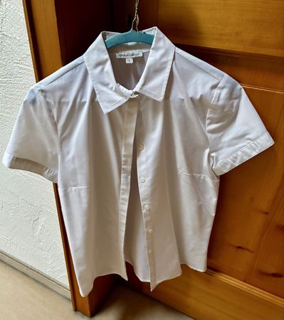 Crisp White Target Collection Blouse