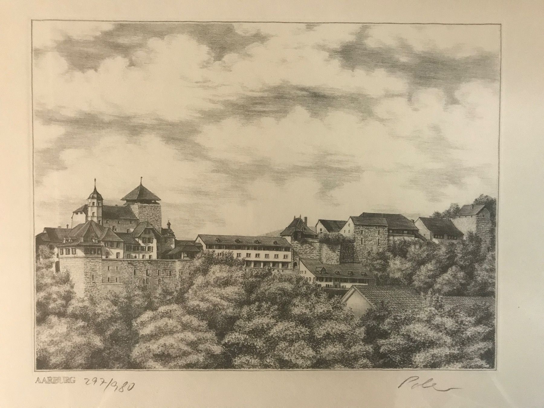 Grafiken & Lithographien: Bild Aarburg 297/980 – Gebraucht aus Oftringen von Vucki 1
