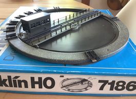 Märklin 7186 Drehscheiben-Garnitur mit Stellpult Spur H0