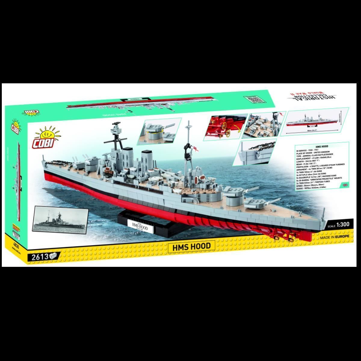 Cobi Kit di costruzioni: Cobi 4830 – HMS Hood – Nuovo e nell'imballaggio originale da Pratteln venduto da Dollshop 1