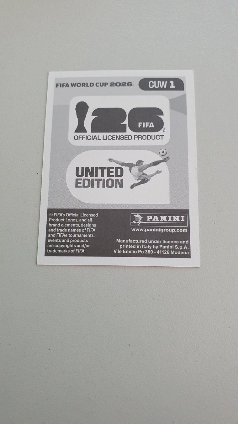 Panini Sammelbilder & Trading cards: Panini Sticker WM 2026 - CUW 1 – Neu (gemäss Beschreibung) aus Beromünster von boeggy 1