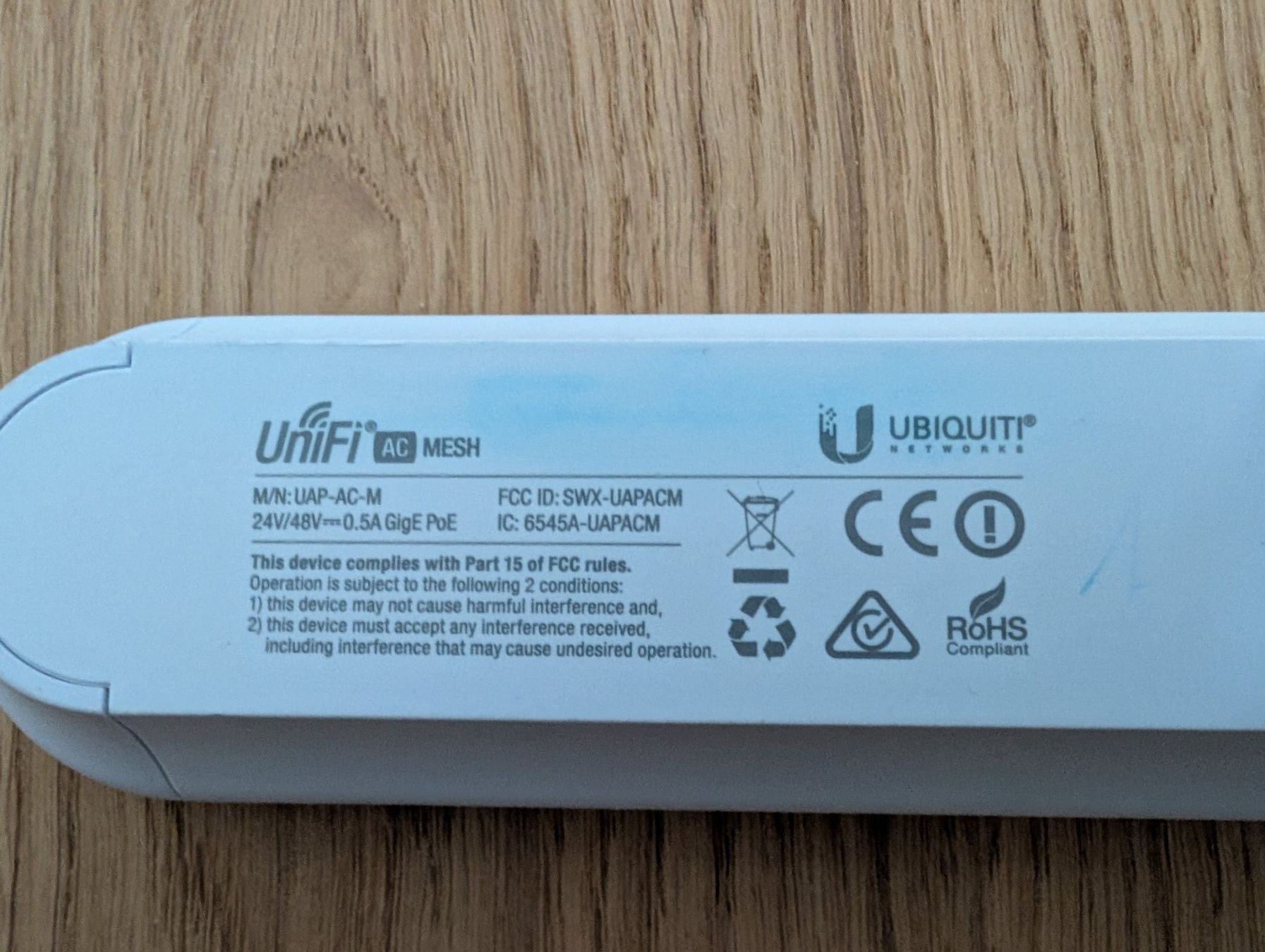 Alimentatore POE 15-8 switch 15V 0,8A Ubiquiti Access Point CPE