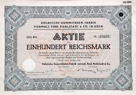 Kölnische Gummifäden-Fabrik vorm. Ferd. Kohlstadt - 1938