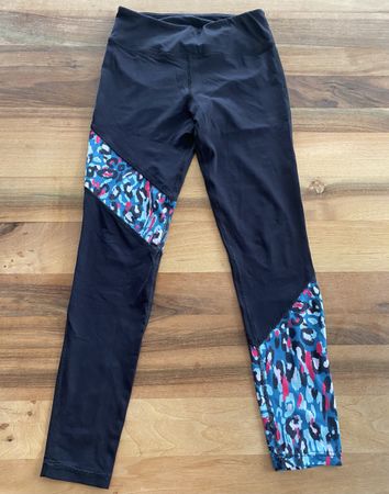 Sportleggins Tights Grösse 164 schwarz bunt Leggins Mädchen