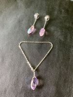 Traumhafter Swarovski Schmuckset Ohrringe + Armband Rosa