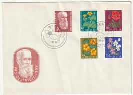 FDC ohne Adresse Pro Juventute 1959