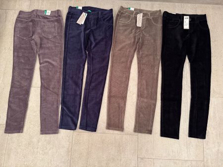 Benetton - 4 jeggings en velour 13-14 ans