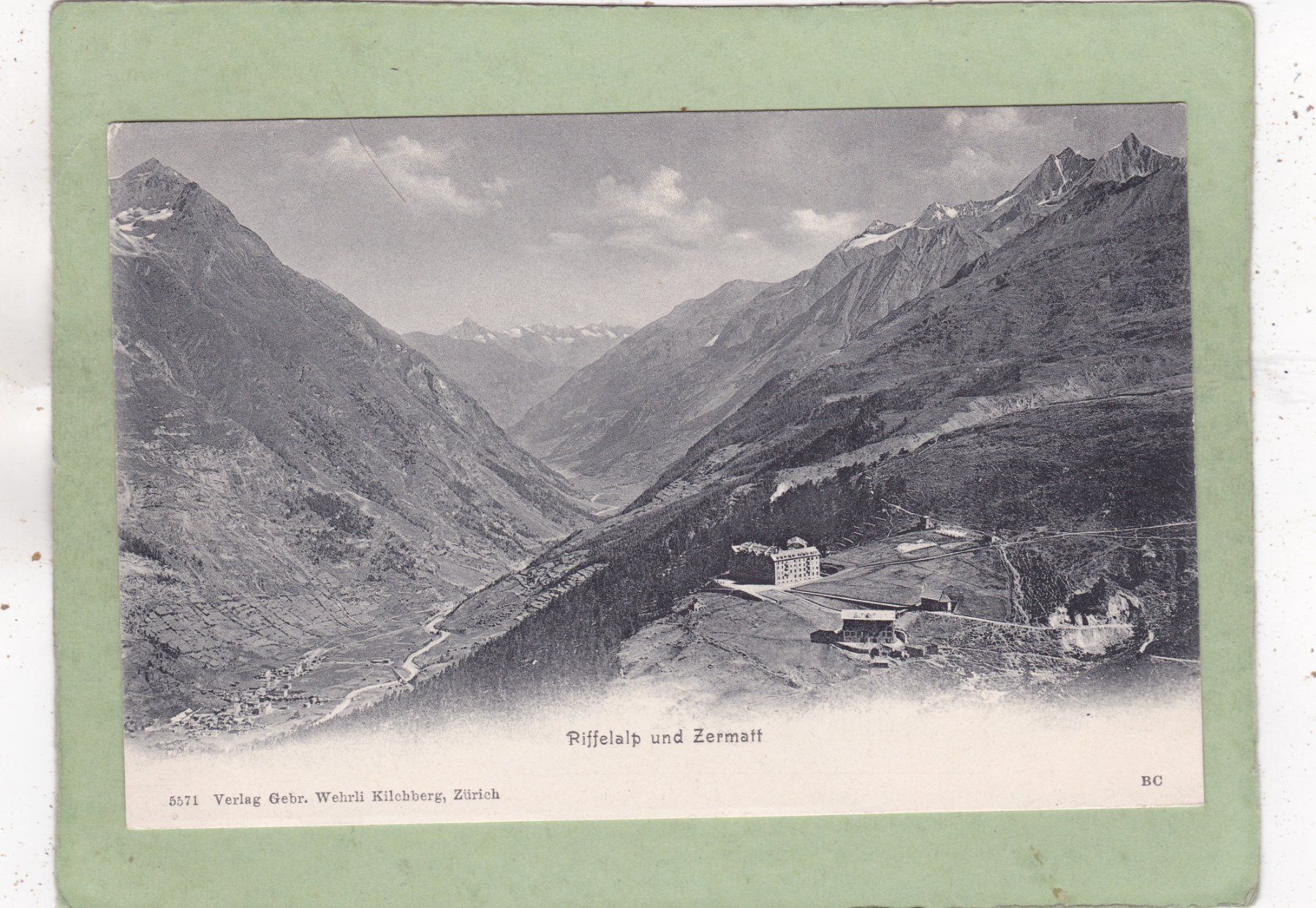 Cartoline postali: Riffelalp und Zermatt – Usato da Herisau venduto da Lisegrat2008