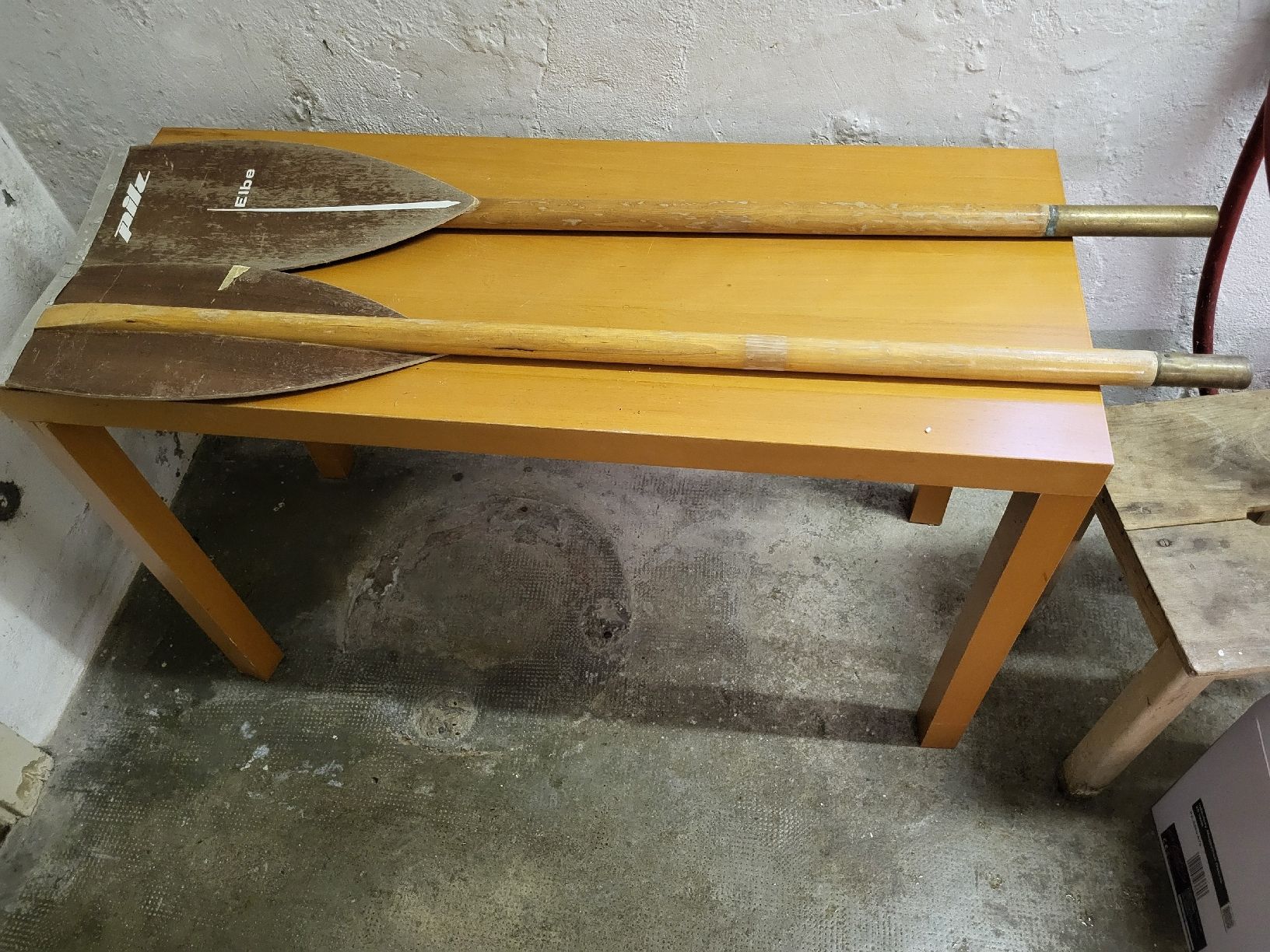 Articoli in legno: Paddel Boot Holz Metall 2 Stücke gebraucht – Usato da Pratteln venduto da mop_55gf