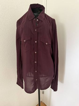 Bluse burgundi - True Religion - NEU
