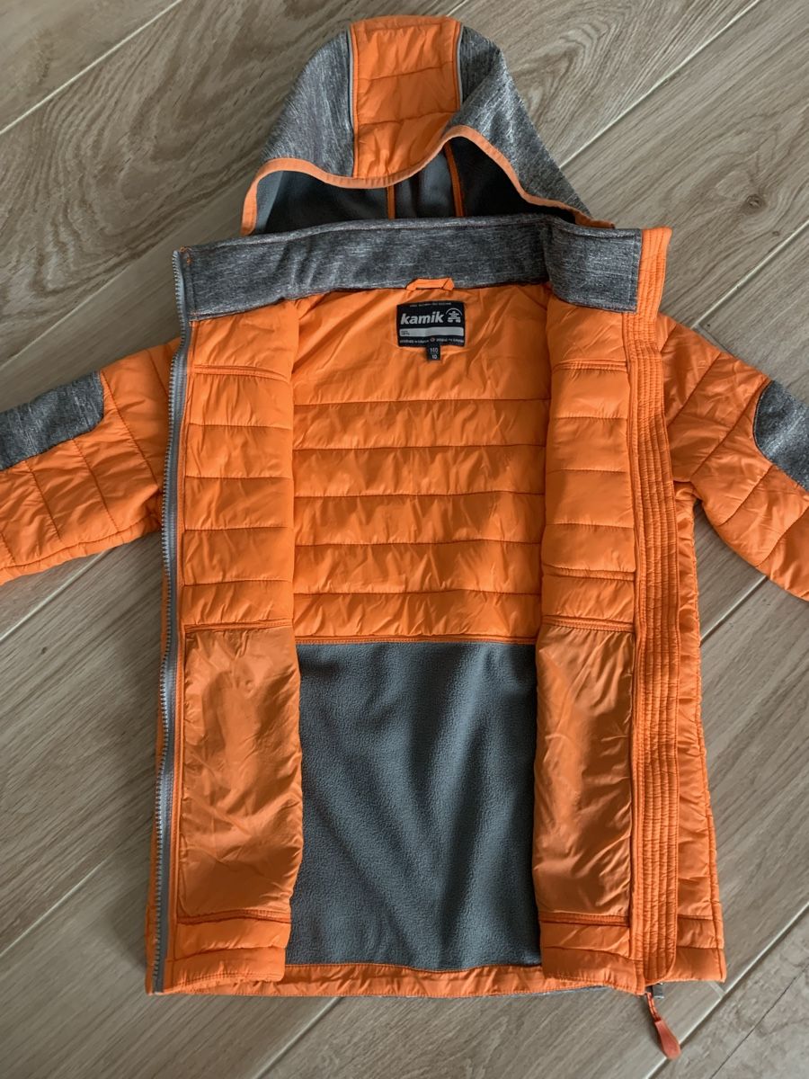 Kamik Giacche & Cappotti: Kamik Übergangsjacke Gr. 140 orange-grau – Usato da Rudolfstetten venduto da Joyw 2