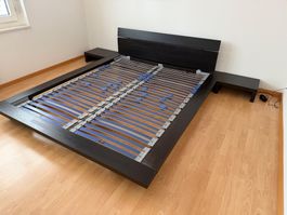 Doppelbett Massivholz Bett mit Lattenrost Pfister 160x200 cm