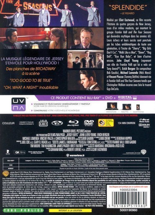 Tutti i DVDs: JERSEY BOYS – Nuovo (secondo la descrizione) da Bursins venduto da Adabel 1