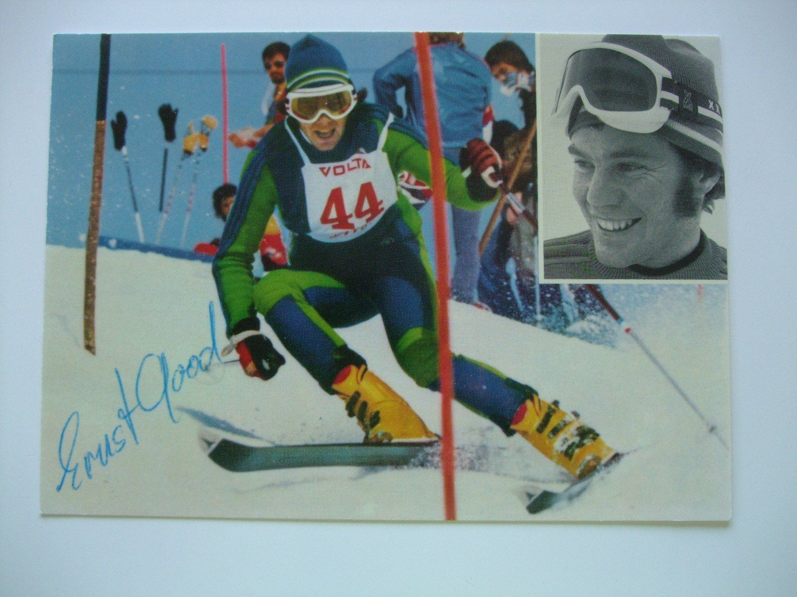 Autografi: ERNST GOOD (CH) AUTOGRAMMKARTE TOP – Usato da Schachen b. Reute venduto da Dzestar