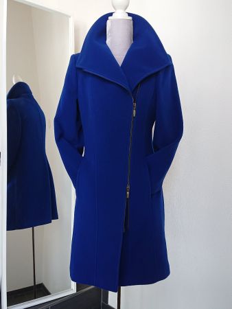 Mantel - Madeleine - 36 - Royal Blau - Wolle/Kaschmir