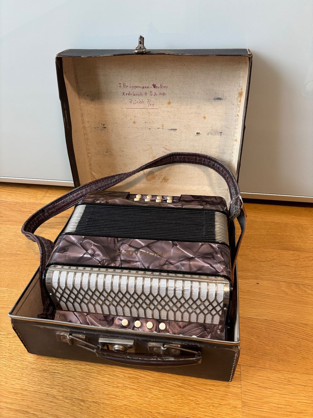 Strumenti musicali: Hohner 'Liliput' Knopfakkordeon – Usato da Dübendorf venduto da Biene70