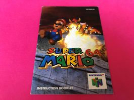 ANLEITUNG FÜR SUPER MARIO 64 NINTENDO 64 US NTSC