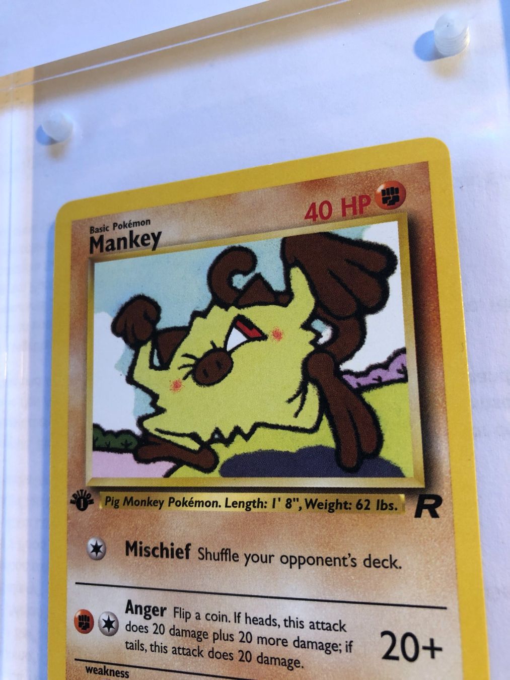 Carte collezionabili: Mankey 1st Team Rocket - MINT - ab 1.- – Usato da Giubiasco venduto da dan_pr8b 3