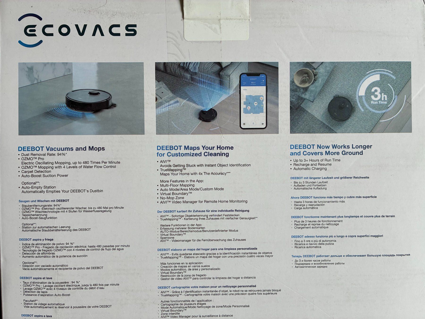 Ecovacs Aspirapolveri & Accessori: Vacuum and Mopping Robot Deebot Ozmo T8 by AIVI – Usato da Zürich venduto da leGrenat 2