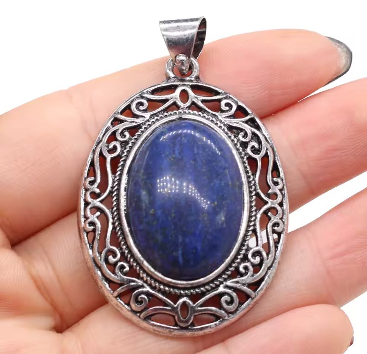 Ciondoli: Lapislazuli Anhänger, Vintage Stil – Nuovo e nell'imballaggio originale da Gams venduto da Mariawicca