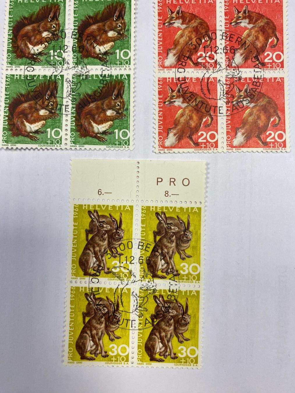 Tutti i francobolli: Briefmarken Block Pro Juventus – Usato da Wängi venduto da Bmo 2