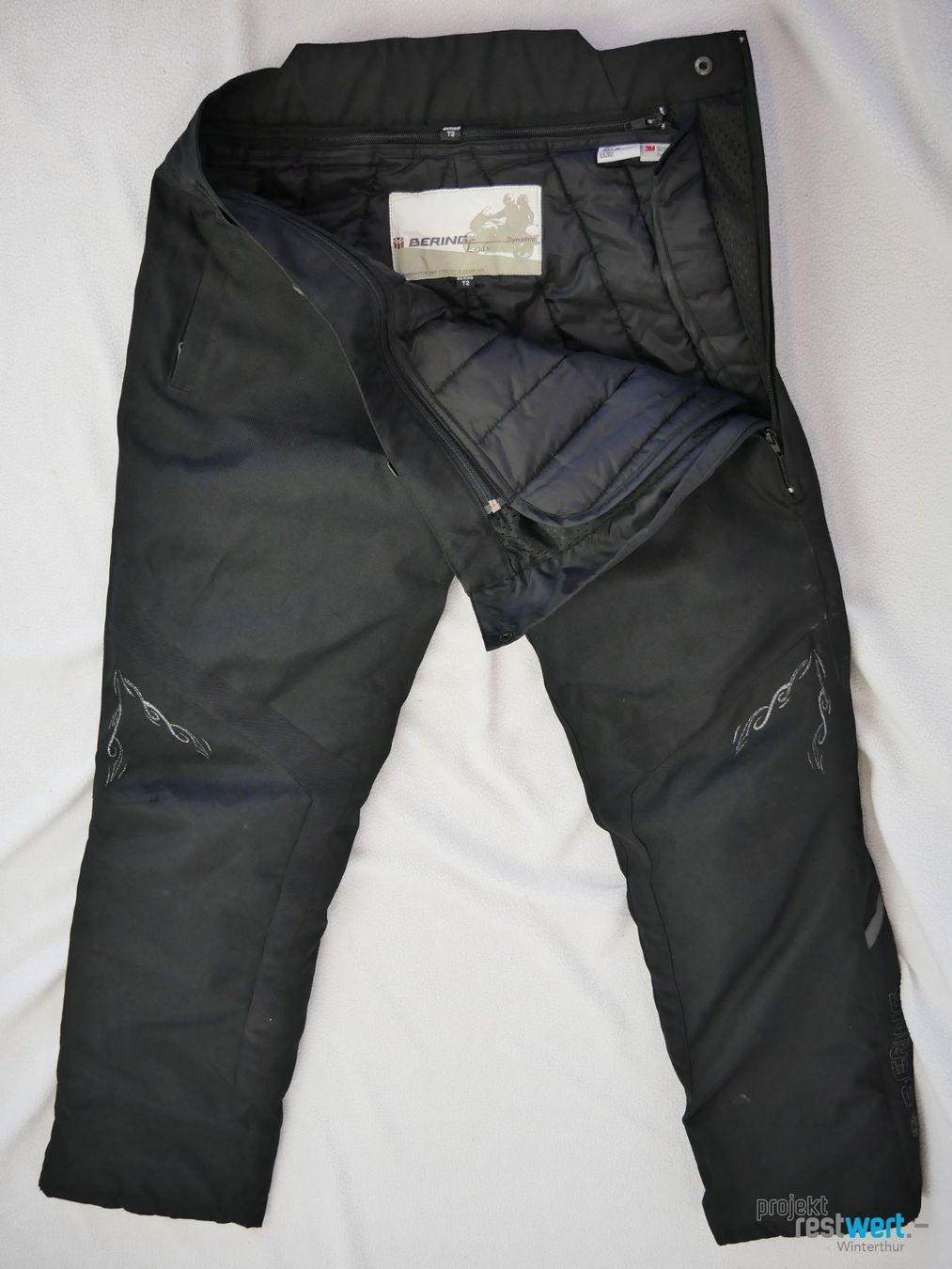 Pantaloni: BERING Motorradhose Lady Dynamic, schwarz Gr. 40 – Usato da Winterthur venduto da Restwert_Winterthur 2