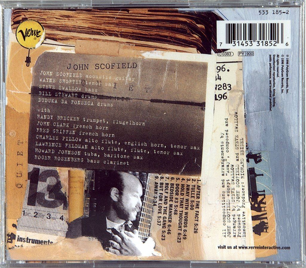 CD: John Scofield - QUIET - Jazz CD Label Verve – Usato da Bern venduto da Uli_10_11 1
