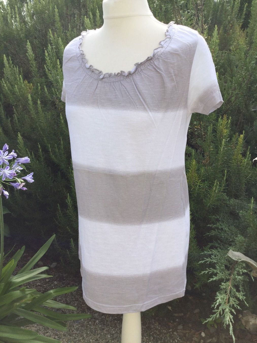 T-Shirts: T-shirt grosses rayures blanc/gris NEUF – Neu (gemäss Beschreibung) aus Agiez von chouchanelle 2