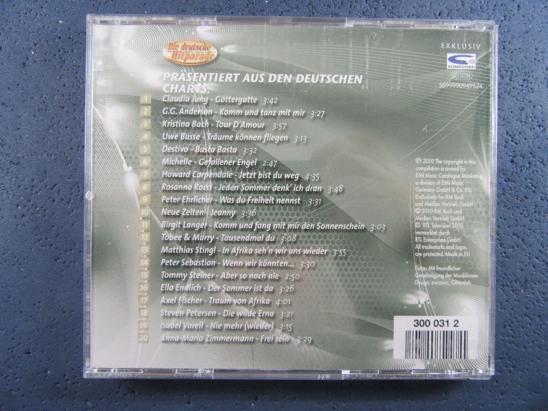 CDs: TOP 20 AUS DEN DEUTSCHEN CHARTS 5/2010 CD – Gebraucht aus Ettingen von Hausi4711 2