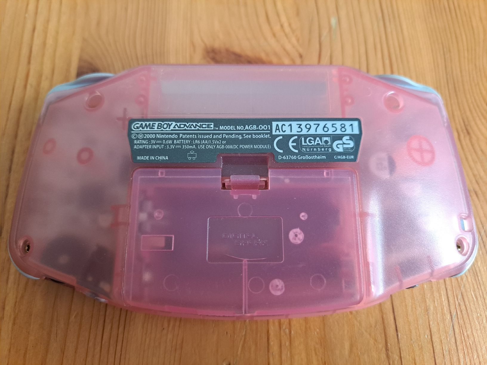 Nintendo Console: Nintendo Game Boy Advance Rose Transparente – Usato da Genève venduto da Marci-Mcfly 2