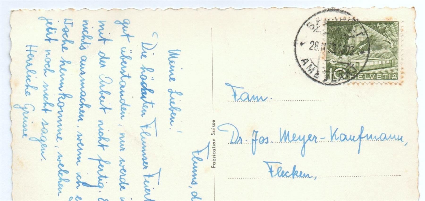 Cartoline postali: FLUMS mit Churfirsten – Usato da Jona venduto da philajona 1