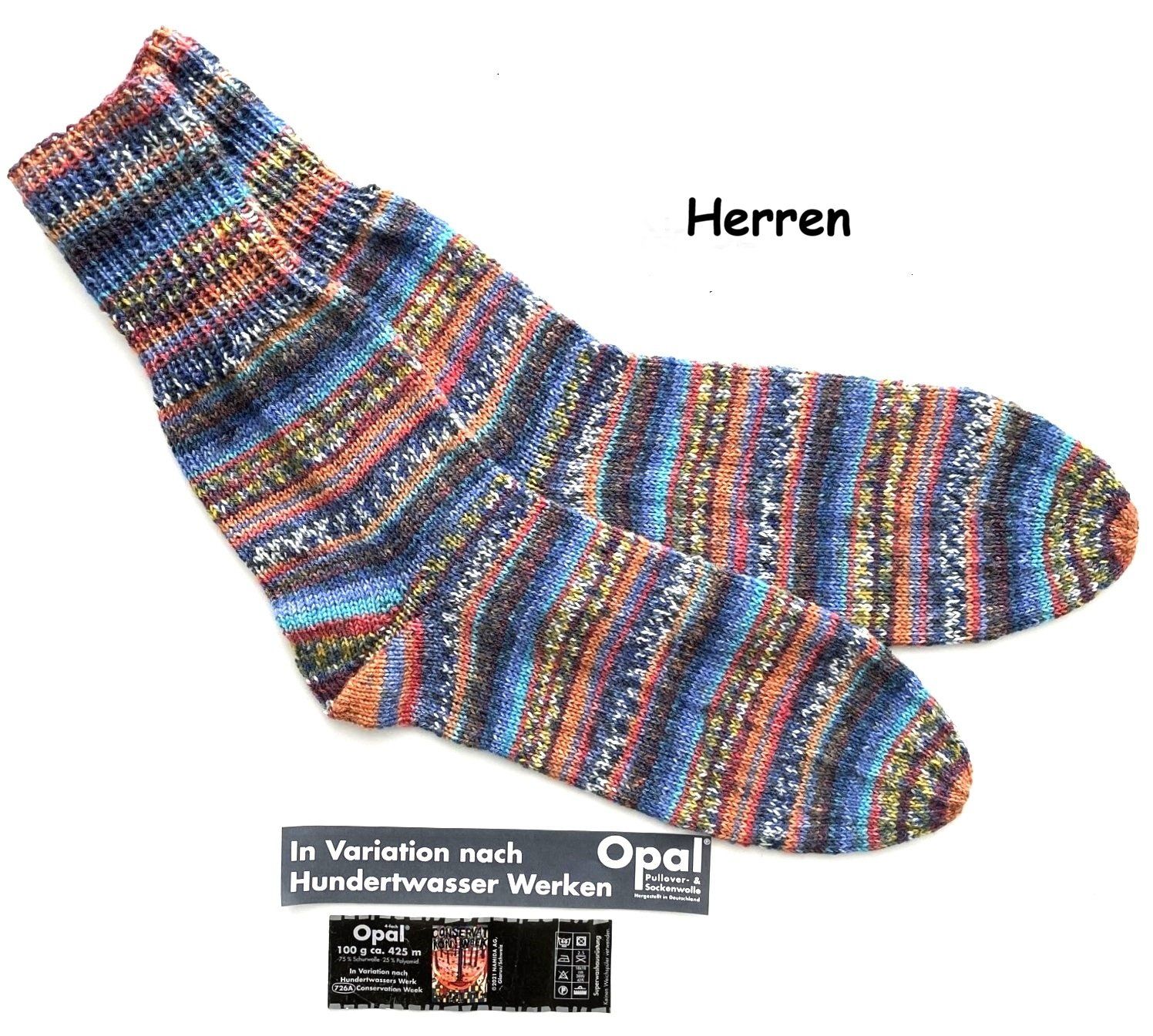 Calze: Handgestrickte "Hundertwasser" Socken verschiedene Grössen – Nuovo e nell'imballaggio originale da Täuffelen venduto da sohalt 3