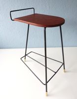 Original Vintage Beistelltisch mit Brass Beinen